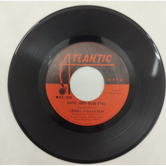 CSN Suite Judy Blue Eyes 45 RPM 7" Rock Vinyl Single 1969 C - Picture 3 of 4